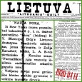 Lietuvoje prieš 100 metų – balandžio 14-oji